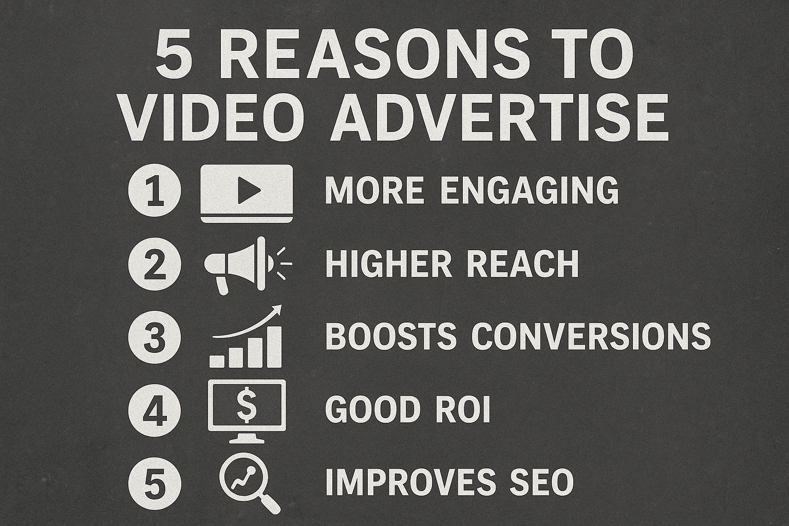 5 Reasons to Video Advertise