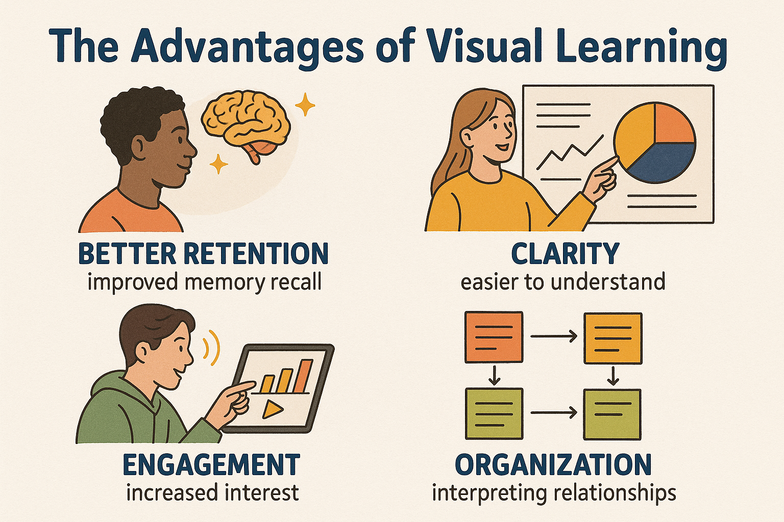 The Advantages of Visual Learning